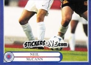 Cromo Neil McCann in action - Rangers Fc 1999-2000 - Panini