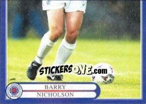 Sticker Barry Nicholson in action