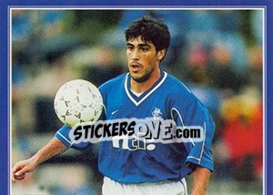 Sticker Claudio Reyna in action - Rangers Fc 1999-2000 - Panini