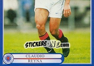 Sticker Claudio Reyna in action - Rangers Fc 1999-2000 - Panini