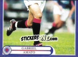 Cromo Gabriel Amato in action - Rangers Fc 1999-2000 - Panini