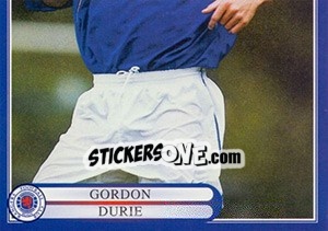 Sticker Gordon Durie in action - Rangers Fc 1999-2000 - Panini