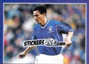 Sticker Michael Mols in action - Rangers Fc 1999-2000 - Panini