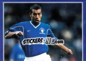 Cromo Giovanni van Bronckhorst in action - Rangers Fc 1999-2000 - Panini