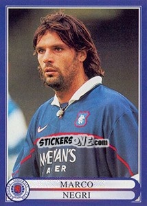 Figurina Marco Negri - Rangers Fc 1999-2000 - Panini