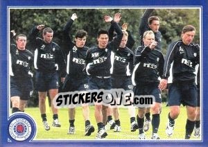 Sticker Hands up if you love Rangers... - Rangers Fc 1999-2000 - Panini