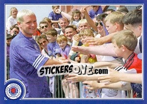 Sticker Gazza's career is ignited... - Rangers Fc 1999-2000 - Panini