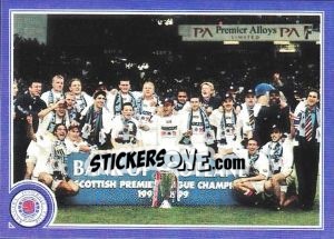 Sticker Full Team Ahead... - Rangers Fc 1999-2000 - Panini