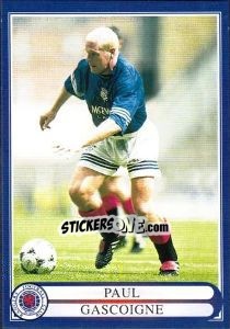 Cromo Paul Gascoigne - Rangers Fc 1999-2000 - Panini