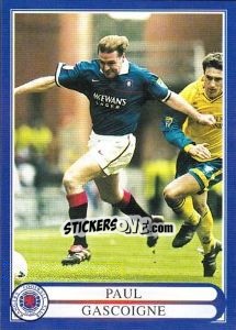 Sticker Paul Gascoigne - Rangers Fc 1999-2000 - Panini