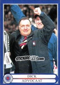Cromo Dick Advocaat - Rangers Fc 1999-2000 - Panini