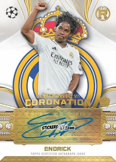 Sticker Endrick - Reverence UEFA Club Competitions 2024-2025
 n. RCA-E - Topps