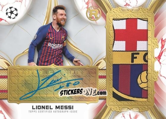 Sticker Lionel Messi - Reverence UEFA Club Competitions 2024-2025
 n. RAP-LM - Topps