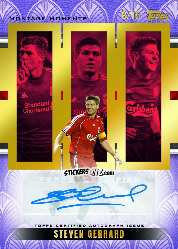 Cromo Steven Gerrard - Palatial Liverpool FC 2024-2025
 n. MM-SG - Topps
