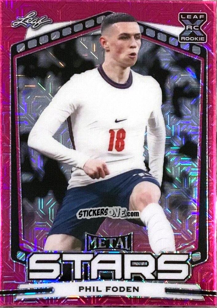 Sticker Phil Foden - Metal Stars 2022
 n. SSPM-05 - Futera