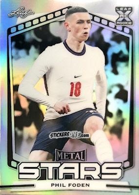 Sticker Phil Foden - Metal Stars 2022
 n. SS-05 - Futera