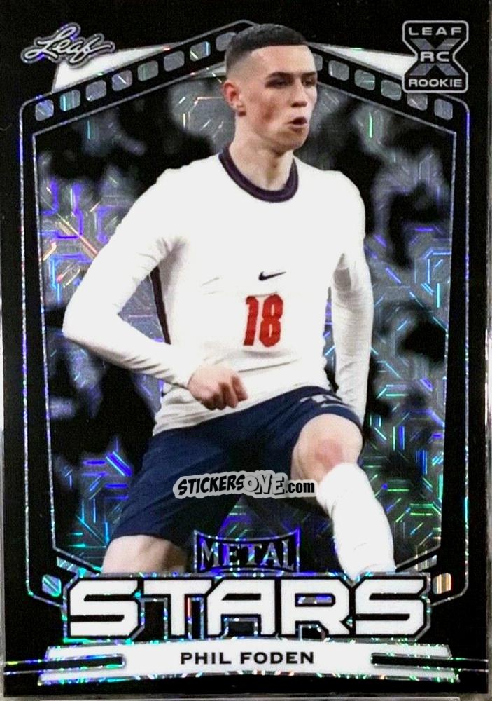 Sticker Phil Foden - Metal Stars 2022
 n. SSBLM-05 - Futera