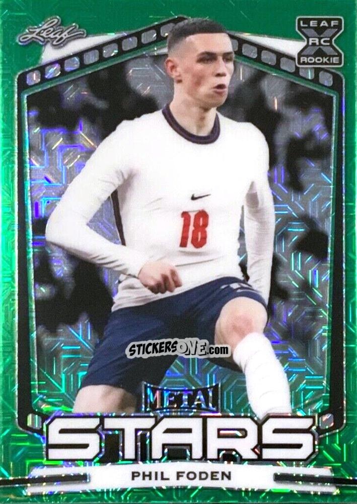 Sticker Phil Foden - Metal Stars 2022
 n. SSGRM-05 - Futera