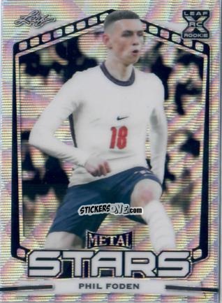 Sticker Phil Foden - Metal Stars 2022
 n. SSSW-05 - Futera