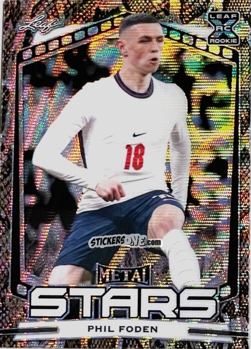 Sticker Phil Foden - Metal Stars 2022
 n. SSWA-05 - Futera