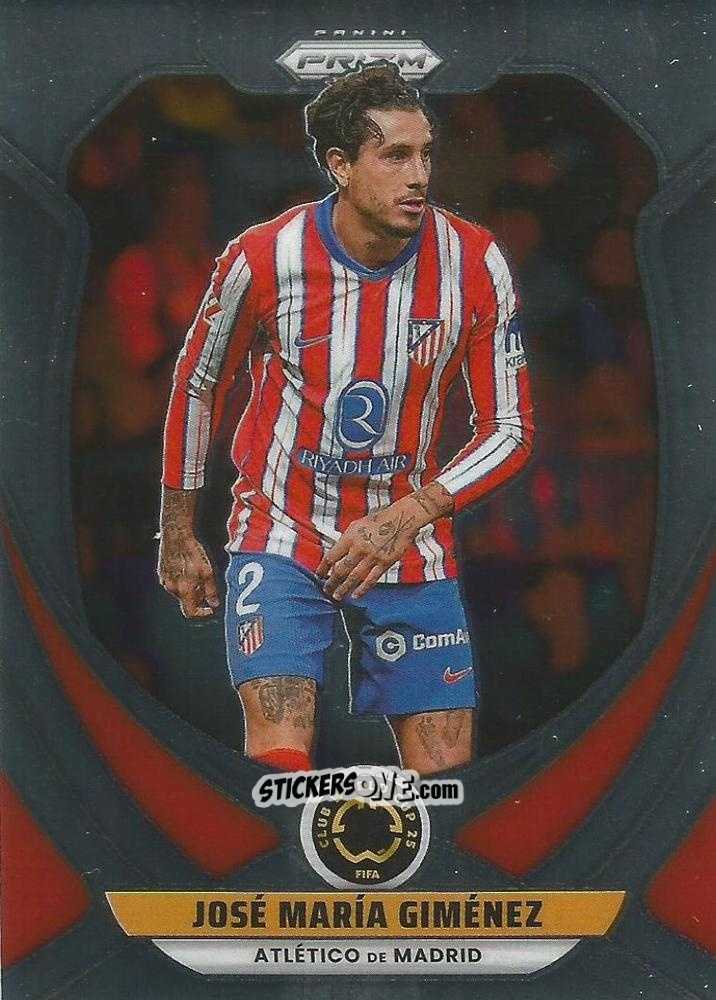 Figurina  Jose Maria Gimenez  - Fifa Club World Cup 2025. Prizm n. 24 - Panini