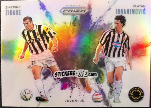 Figurina Zinedine Zidane/zlatan Ibrahimovic - Fifa Club World Cup 2025. Prizm n. CBD6 - Panini