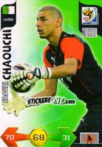 Sticker Faouzi Chaouchi - FIFA World Cup South Africa 2010. Adrenalyn XL - Panini