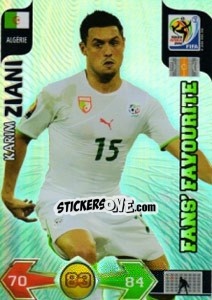 Sticker Karim Ziani - FIFA World Cup South Africa 2010. Adrenalyn XL - Panini