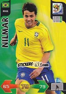 Sticker Nilmar - FIFA World Cup South Africa 2010. Adrenalyn XL - Panini
