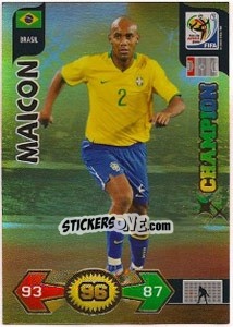 Sticker Maicon - FIFA World Cup South Africa 2010. Adrenalyn XL - Panini