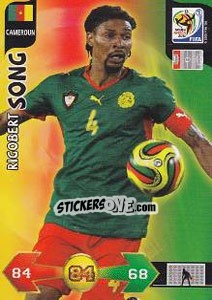 Sticker Rigobert Song - FIFA World Cup South Africa 2010. Adrenalyn XL - Panini