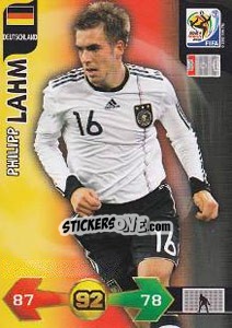 Sticker Philipp Lahm - FIFA World Cup South Africa 2010. Adrenalyn XL n. 88 - Panini
