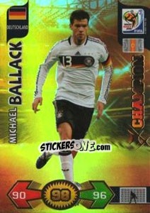 Sticker Michael Ballack - FIFA World Cup South Africa 2010. Adrenalyn XL n. 101 - Panini