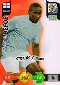 Sticker Jermain Defoe - FIFA World Cup South Africa 2010. Adrenalyn XL - Panini