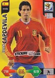 Cromo Joan Capdevila - FIFA World Cup South Africa 2010. Adrenalyn XL - Panini