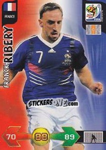 Cromo Franck Ribery - FIFA World Cup South Africa 2010. Adrenalyn XL - Panini