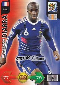 Figurina Lassana Diarra - FIFA World Cup South Africa 2010. Adrenalyn XL - Panini
