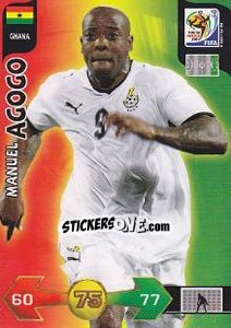 Cromo Manuel Agogo - FIFA World Cup South Africa 2010. Adrenalyn XL - Panini