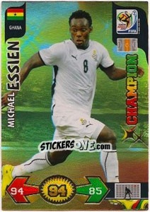 Cromo Michael Essien - FIFA World Cup South Africa 2010. Adrenalyn XL - Panini