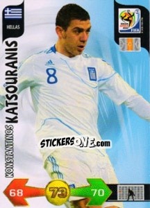 Sticker Konstantinos Katsouranis - FIFA World Cup South Africa 2010. Adrenalyn XL - Panini