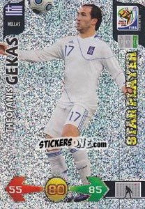 Figurina Theofanis Gekas - FIFA World Cup South Africa 2010. Adrenalyn XL - Panini