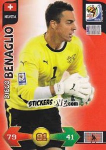 Sticker Diego Benaglio - FIFA World Cup South Africa 2010. Adrenalyn XL n. 181 - Panini