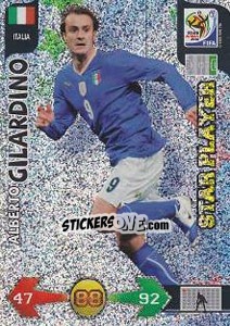 Sticker Alberto Gilardino - FIFA World Cup South Africa 2010. Adrenalyn XL - Panini