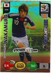 Sticker Shunsuke Nakamura - FIFA World Cup South Africa 2010. Adrenalyn XL - Panini