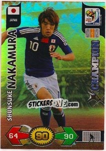 Sticker Shunsuke Nakamura - FIFA World Cup South Africa 2010. Adrenalyn XL n. 226 - Panini