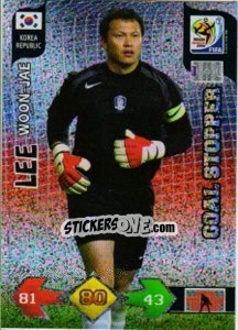 Sticker Lee Woon-Jae - FIFA World Cup South Africa 2010. Adrenalyn XL n. 240 - Panini