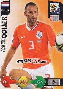 Sticker Andre Ooijer - FIFA World Cup South Africa 2010. Adrenalyn XL - Panini