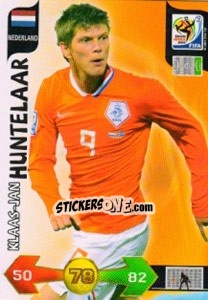 Cromo Klaas-Jan Huntelaar - FIFA World Cup South Africa 2010. Adrenalyn XL - Panini