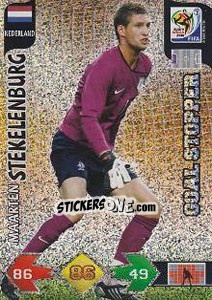 Sticker Maarten Stekelenburg - FIFA World Cup South Africa 2010. Adrenalyn XL - Panini