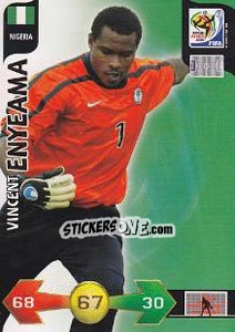 Sticker Vincent Enyeama - FIFA World Cup South Africa 2010. Adrenalyn XL - Panini